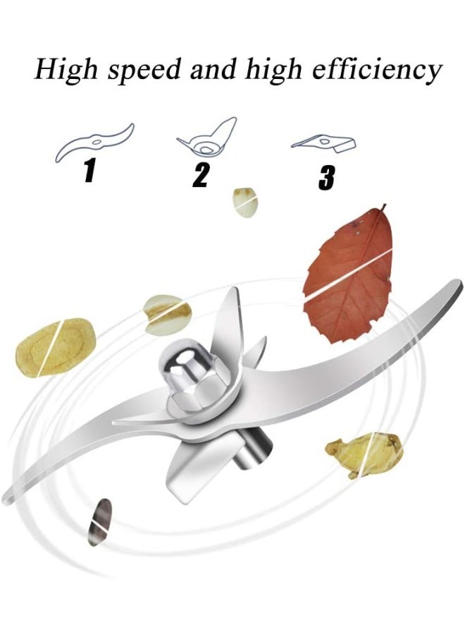 سيلفر كريست 150 جرام عالية السرعة الكهربائية الحبوب والتوابل طاحونة آلة-الفولاذ المقاوم للصدأ التجارية الجافة الغذاء الطاحن مع غطاء السلامة - Image 4